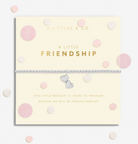 Confetti A Little 'Friendship' Bracelet In Silver Plating