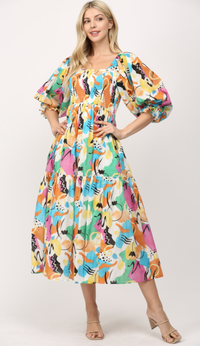Gianna Dress or Bubble Sleeve Blouse