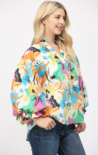 Gianna Dress or Bubble Sleeve Blouse