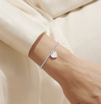 Confetti A Little 'Happy Birthday' Bracelet In Silver Plating