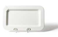 Happy Everything White Small Dot Mini Entertaining Platter