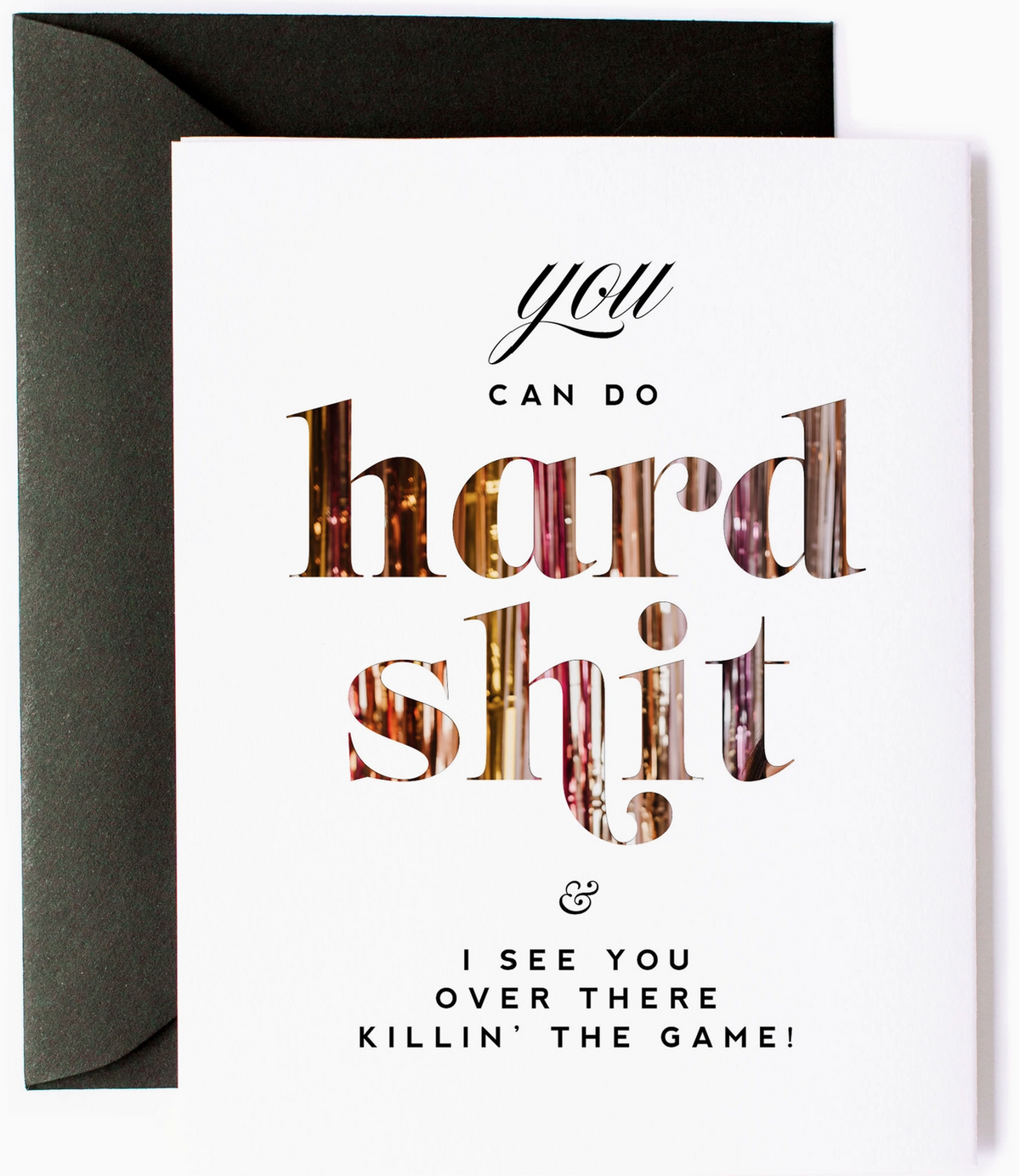 You Can Do Hard Shit - Funny Encouragement & Celebration Card You Can Do Hard Shit - Funny Encouragement & Celebration Card