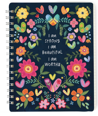 Floral Spiral Notebook