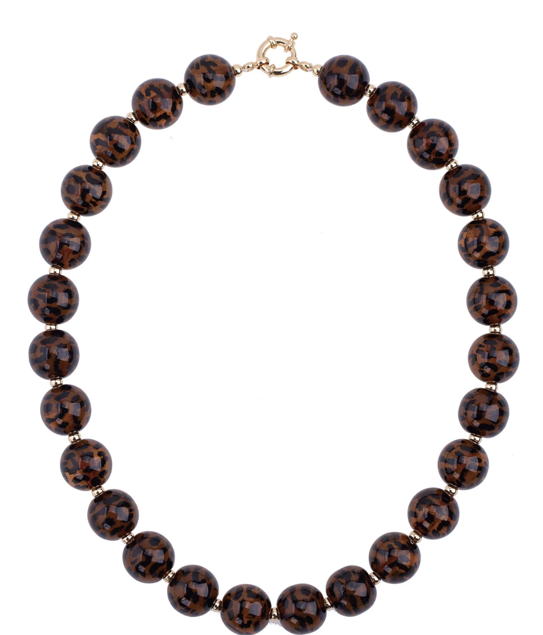 Jolene Statement Stud Earrings or Necklace  in Tortoise