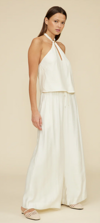 Bea Flowy Pants to Halter Top