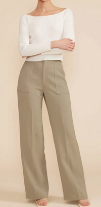 Diana Lucy Paris  Tan  Wide Leg Pant