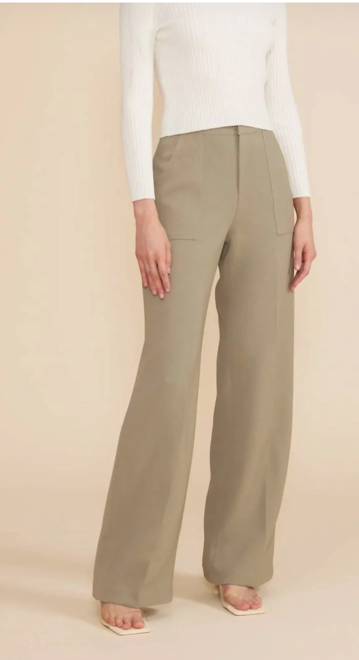 Diana Lucy Paris  Tan  Wide Leg Pant