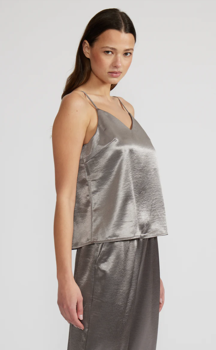 Joy Relaxed Pewter Tank  or Relaxed Pants