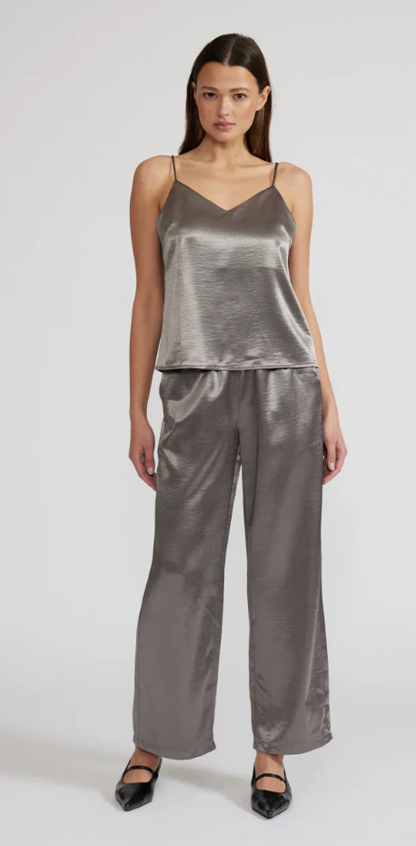Joy Relaxed Pewter Tank  or Relaxed Pants