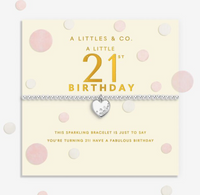 Confetti A Little '21st Birthday' Bracelet