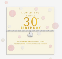 Confetti A Little '30th Birthday' Bracelet