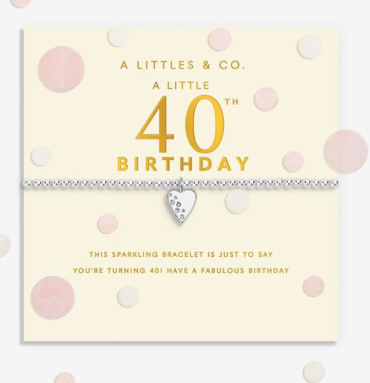 Confetti A Little '40th Birthday' Bracelet
