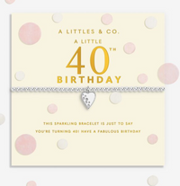 Confetti A Little '40th Birthday' Bracelet
