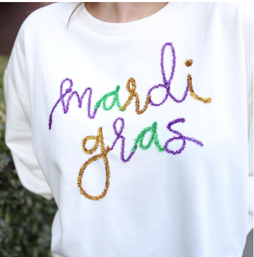 Millie Mardi Gras Sweatshirt