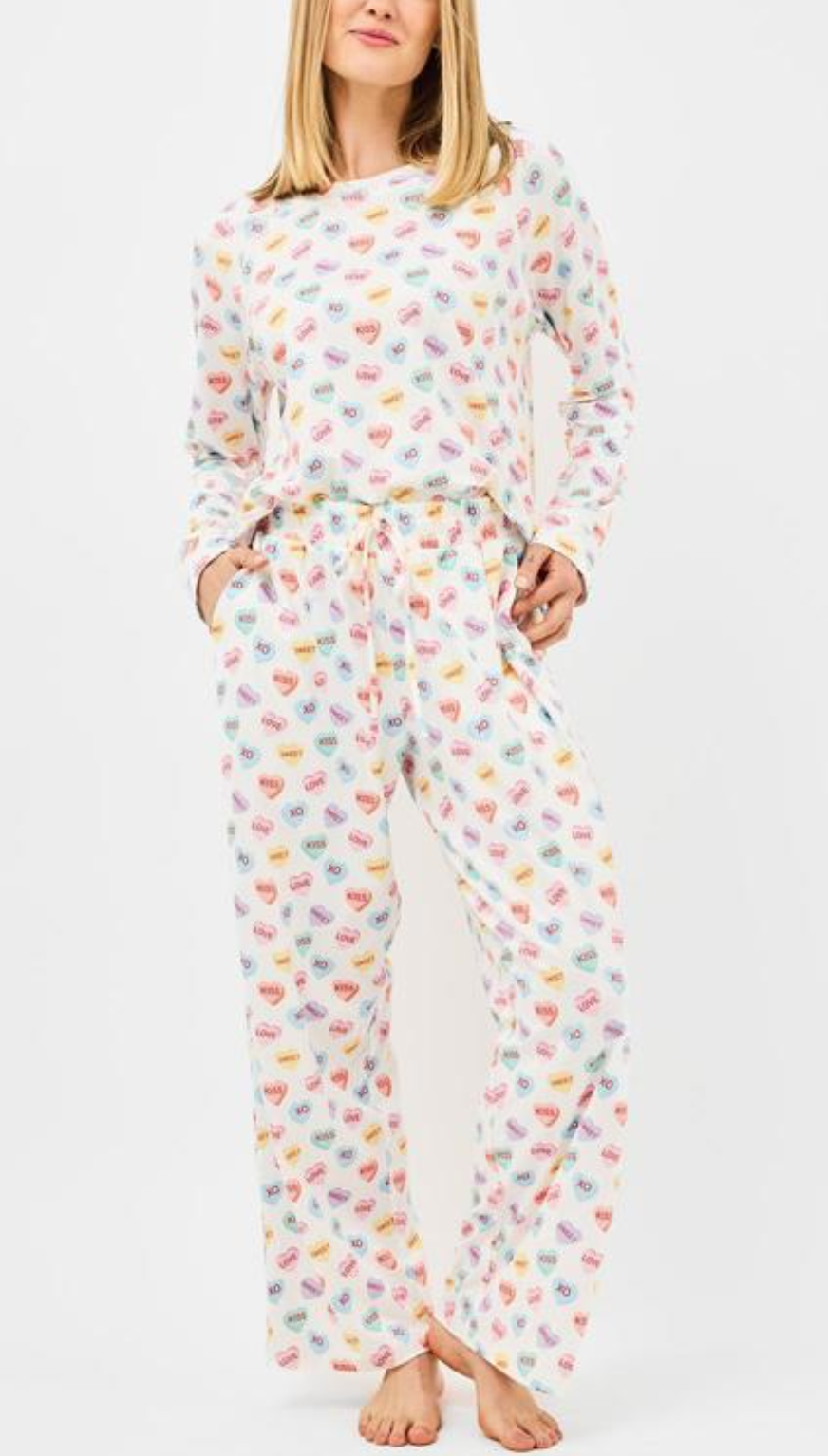 Annie Candy Hearts  Pants Set