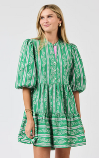 Riley Mini Dress | Garden Lace Green