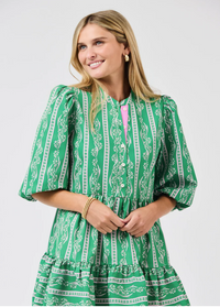 Riley Mini Dress | Garden Lace Green