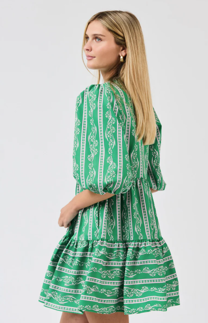 Riley Mini Dress | Garden Lace Green
