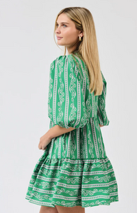 Riley Mini Dress | Garden Lace Green