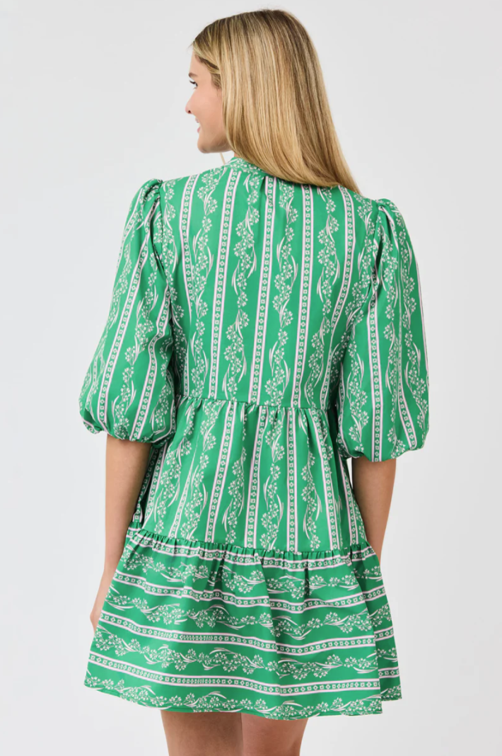 Riley Mini Dress | Garden Lace Green