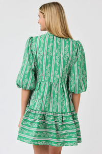 Riley Mini Dress | Garden Lace Green