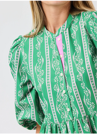 Riley Mini Dress | Garden Lace Green