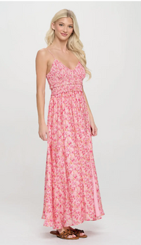Rosy Breeze Maxi Dress