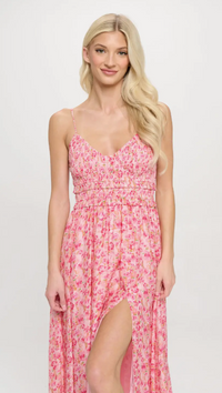 Rosy Breeze Maxi Dress