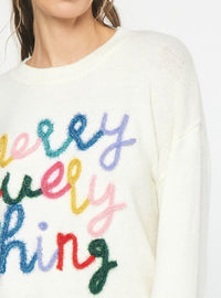 Merry Everything Fuzzy Knit Sweater