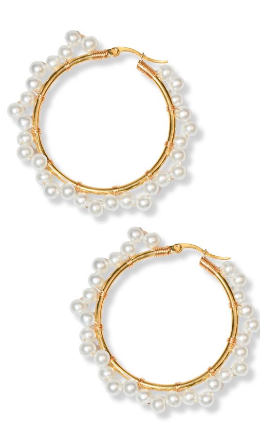 Milli B Reagan Hoop Earrings