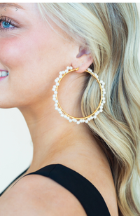 Milli B Teagan Hoop Earrings