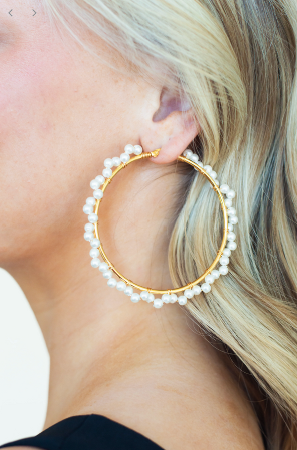 Milli B Teagan Hoop Earrings