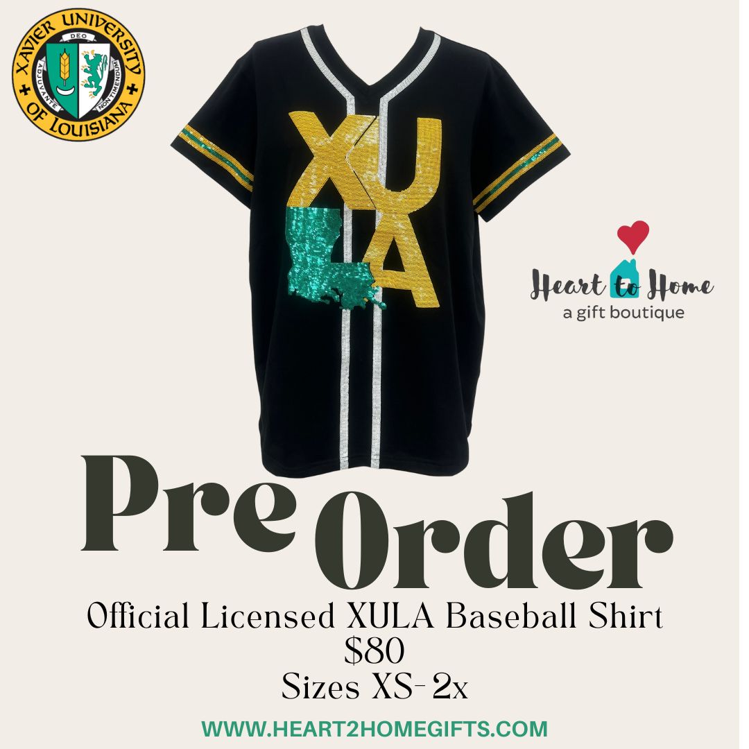 XULA Licensed Sequin Baseball Tee (PREORDER)