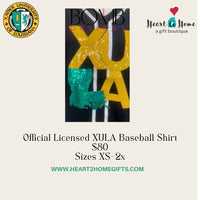 XULA Licensed Sequin Baseball Tee