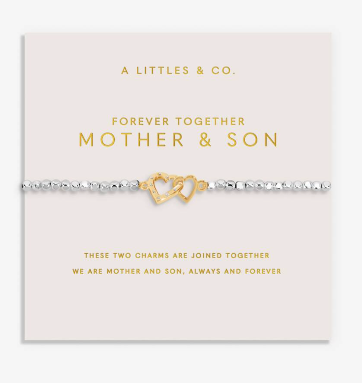 Mother's Day Forever Yours 'Forever Together Mother And Son' Bracelet