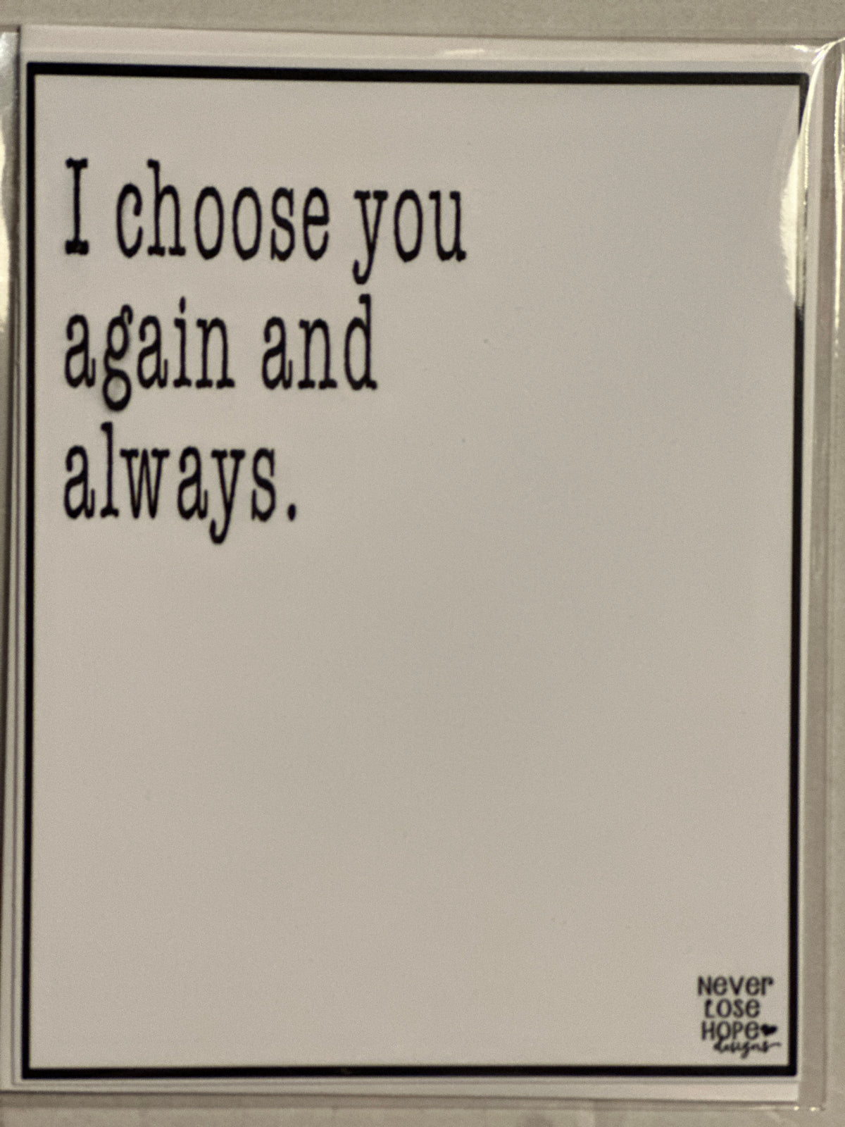 Never Lose Hope Faith Based Greeting Cards