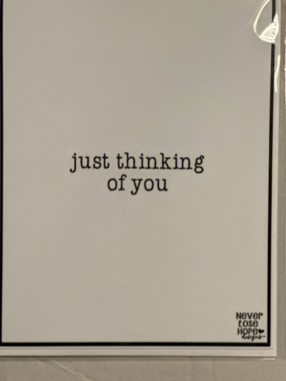 Never Lose Hope Faith Based Greeting Cards