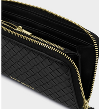 Nova Hand Woven Large Wallet in Chocolate or Black