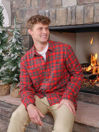 Greg Plaid Tartan Simply Southern Long Sleeve Shirt