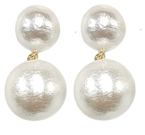 Brianna Cannon Pearl Double Drop Earrings