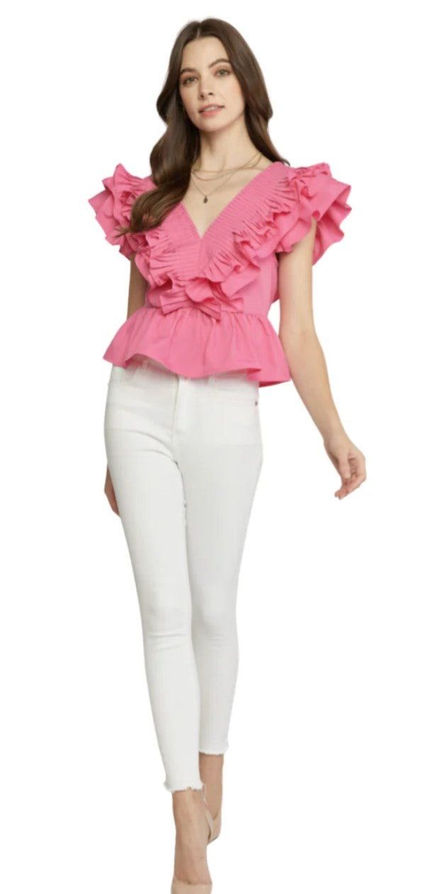 "Polly" Peplum top