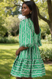 Riley Mini Dress | Garden Lace Green