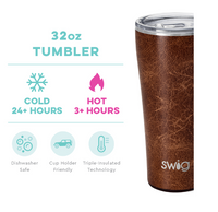 SWIG Leather Tumbler 32 oz.