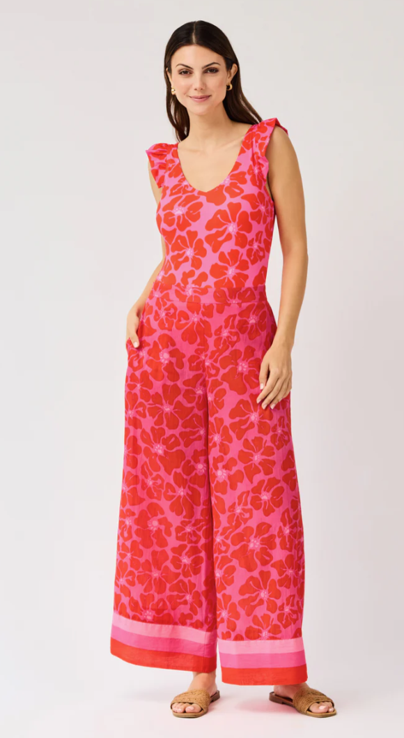Ashley One Piece Swimsuit or Matching Pants | Garden Samba Pink
