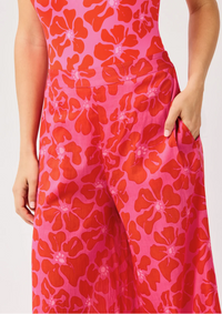 Ashley One Piece Swimsuit or Matching Pants | Garden Samba Pink