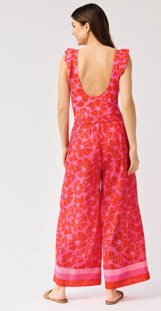 Ashley One Piece Swimsuit or Matching Pants | Garden Samba Pink