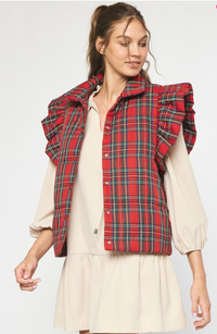 Payton Plaid Vest