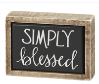 Inspirational Mini Box Signs