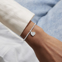 Confetti A Little 'Thank You' Bracelet In Silver Plating