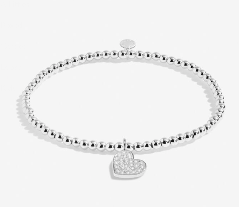 Confetti A Little 'Thank You' Bracelet In Silver Plating